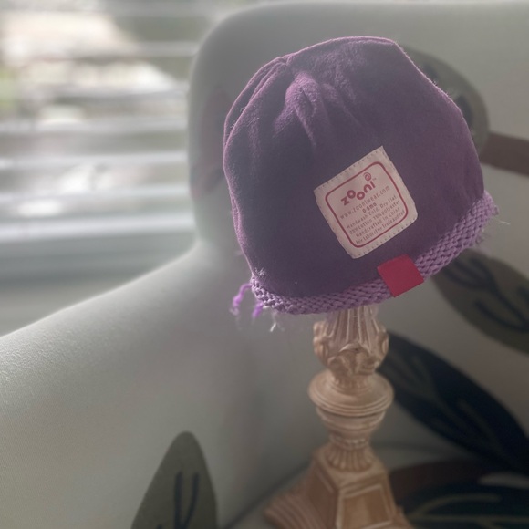 ZOONI Mop Top hat beanie  Purple Heart Reign - Picture 4 of 6